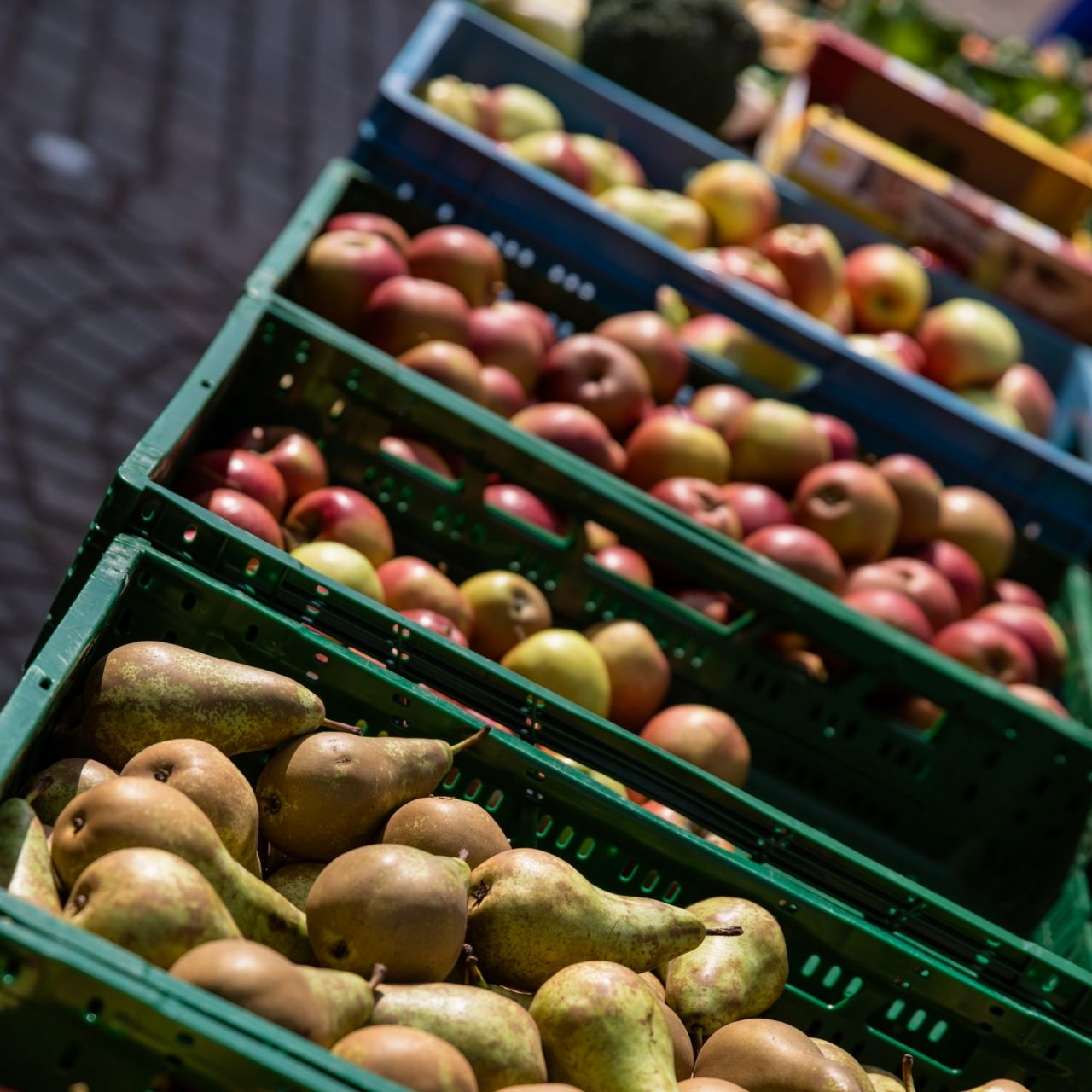 Gemüse- und Obstkisten