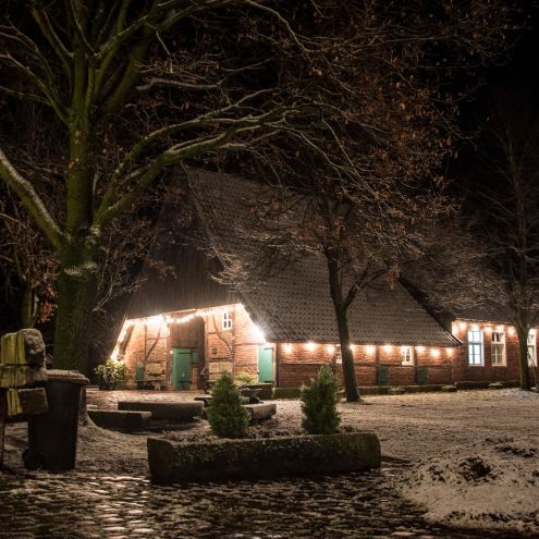 Heimathaus im Winter